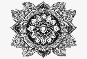 Rudraksha tattoo on wrist tattoo idea