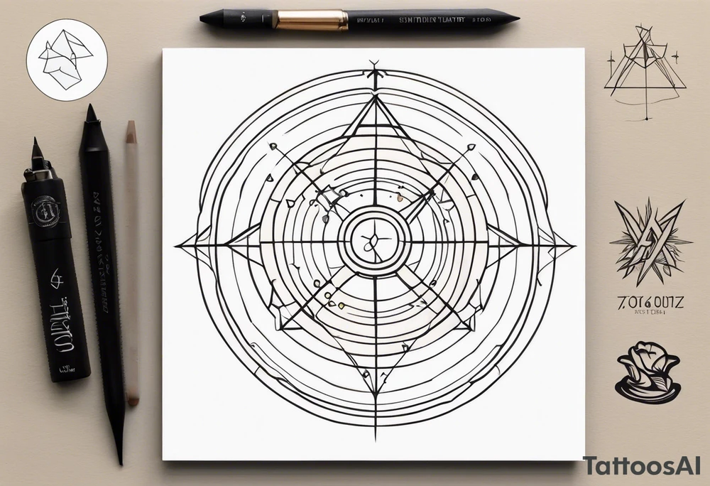 Coordinates tattoo idea