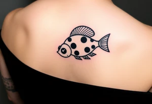 Ladybug beta fish tattoo idea