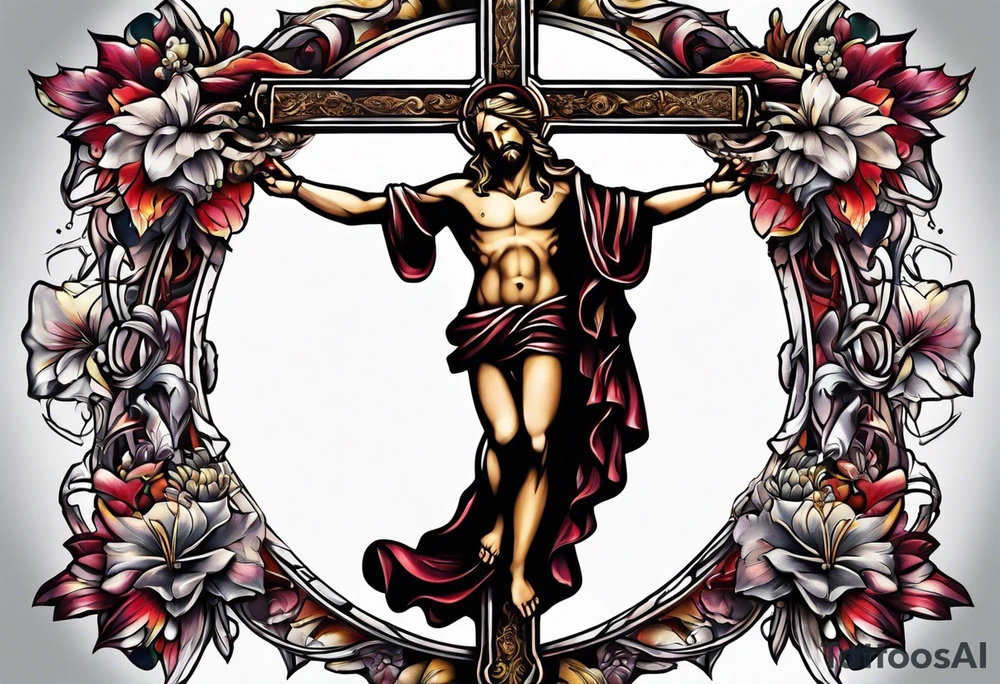 taking up your cross tattoo idea