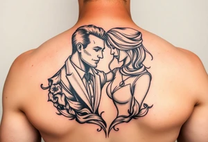 Husband and wife being one powerful tattoo idea