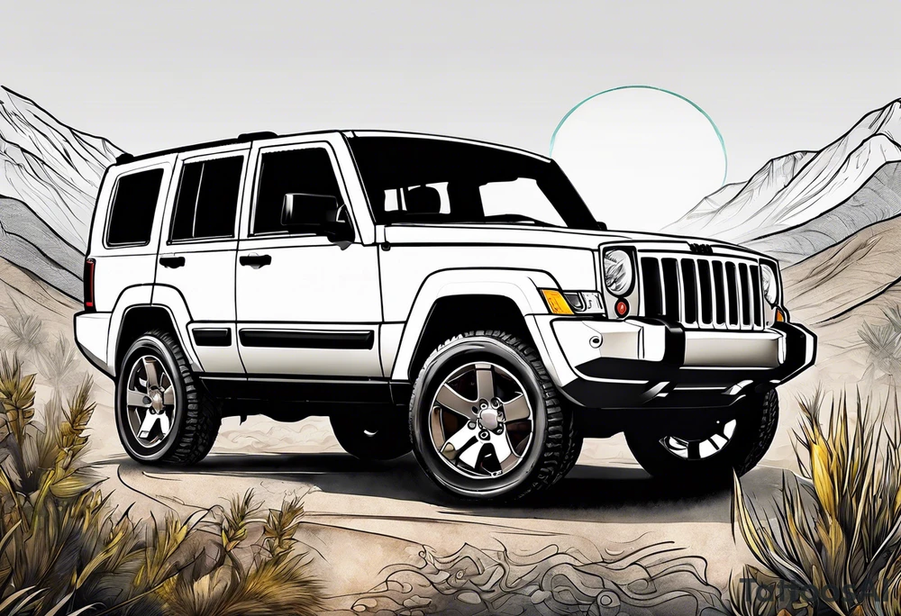 Jeep commander tattoo idea