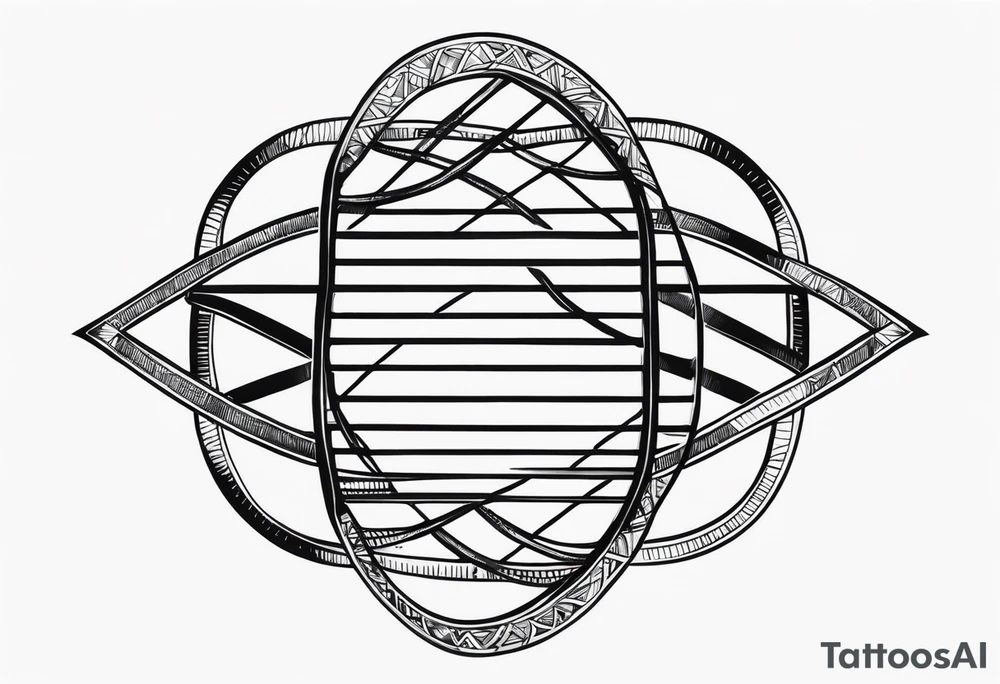 DNA strand tattoo idea