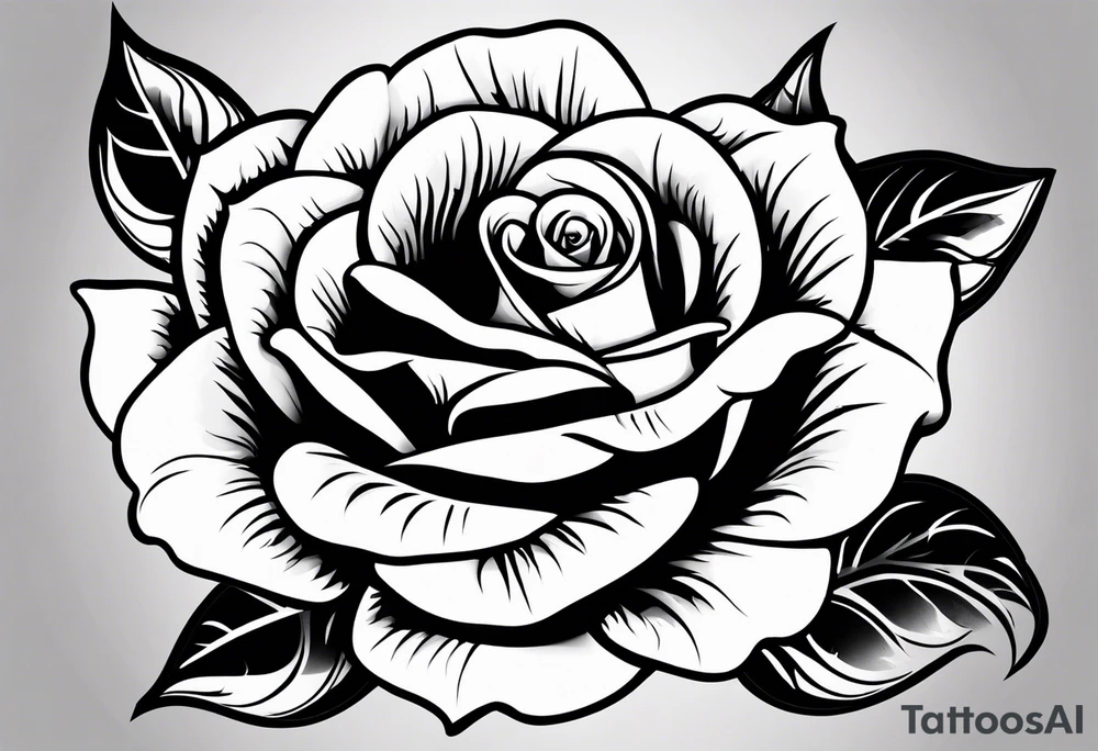 Rose tattoo idea