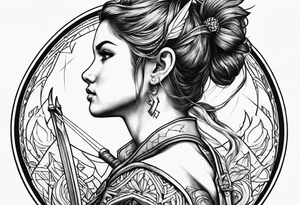 Little Sagittarius tattoo idea