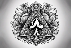 ace of spade tattoo idea