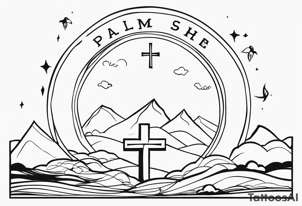 Psalm 23 tattoo idea
