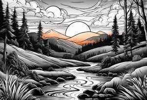 Sunset
Puppies
Woods tattoo idea