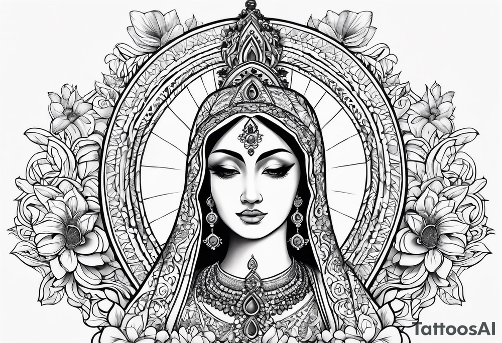 Nossa senhora aparecida tattoo idea