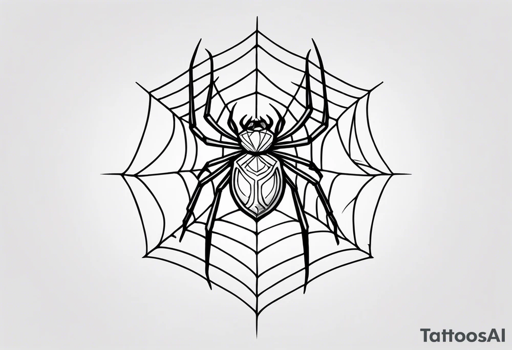 Spider tattoo idea