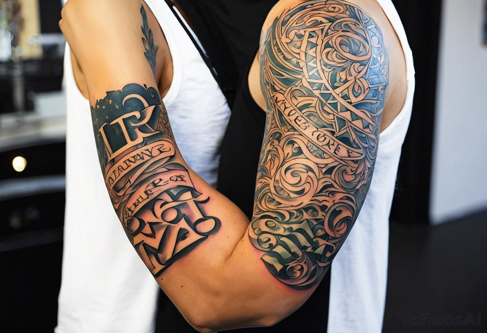 Full sleeve tattoo idea