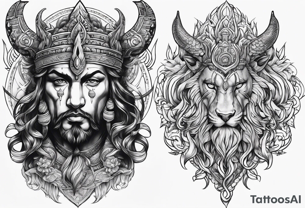 powerfull gods tattoo idea