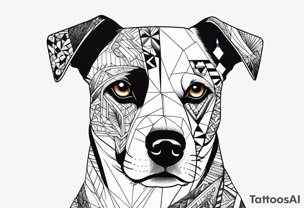 Savage dog tattoo idea
