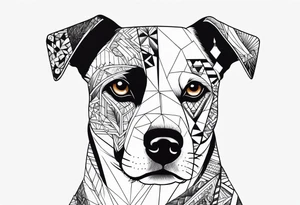 Savage dog tattoo idea