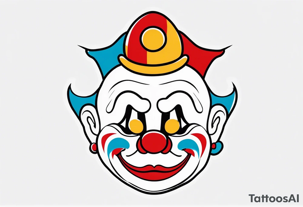El triste payaso tattoo idea