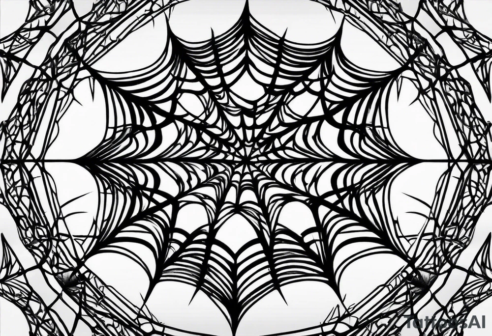 Spider web tattoo for knee tattoo idea