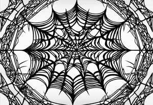 Spider web tattoo for knee tattoo idea