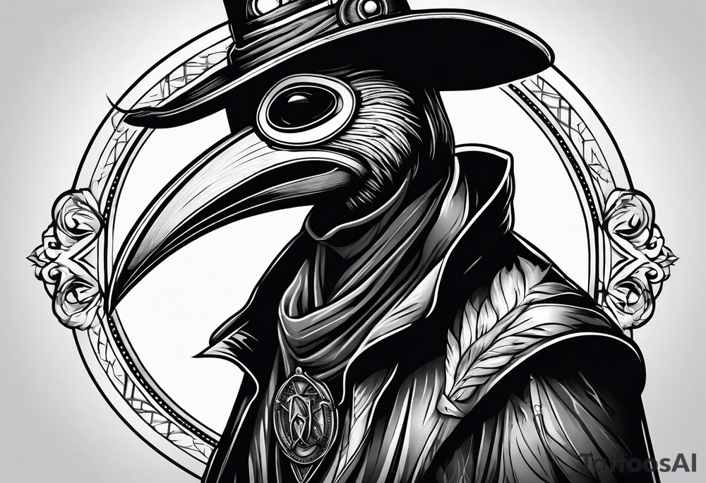 Plague doctor tattoo idea