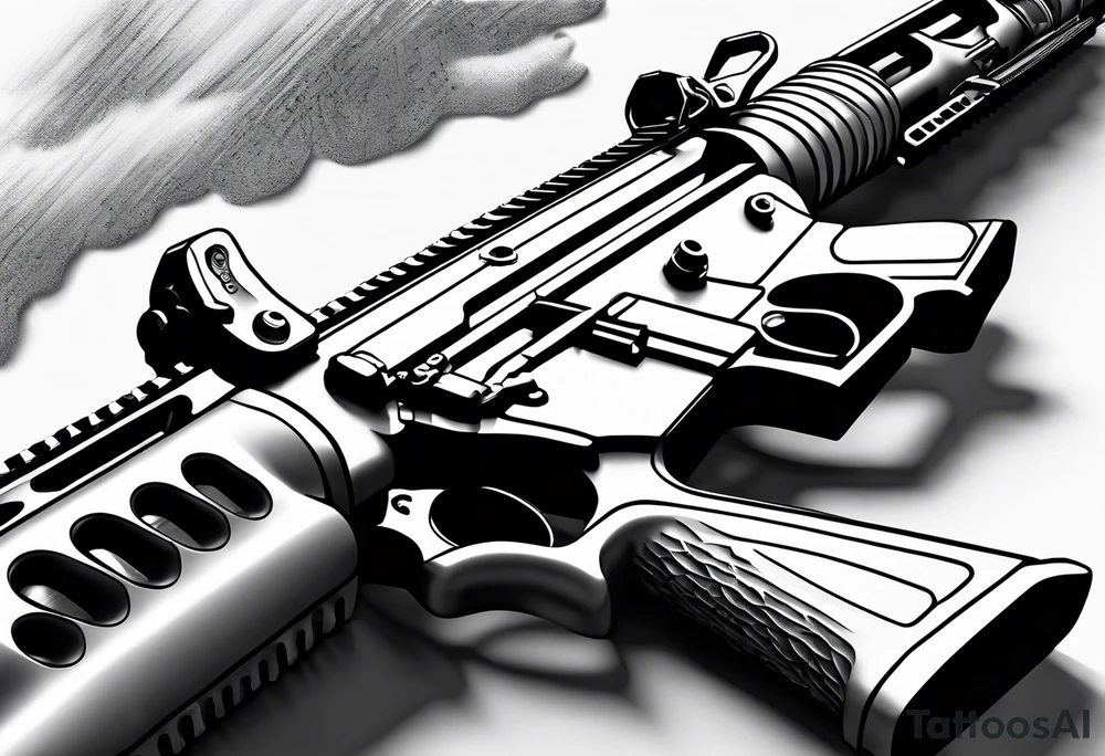 Ar 15 tattoo idea
