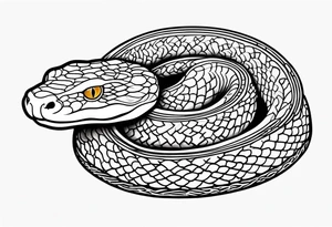 burmese python tattoo idea