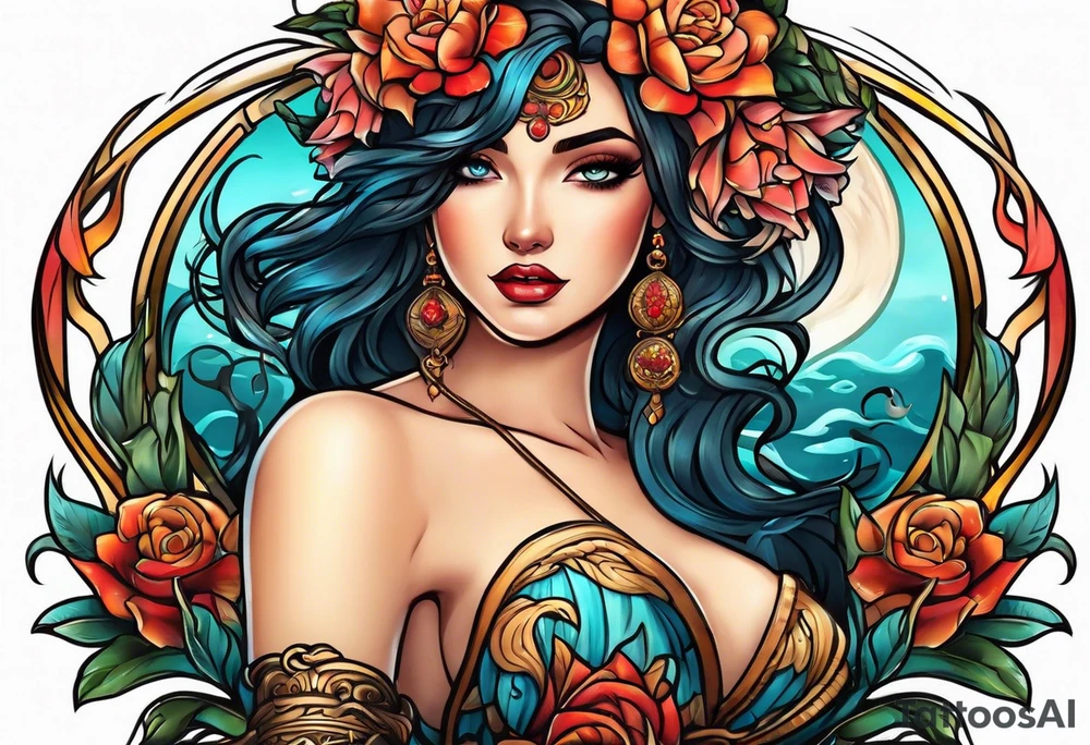 Siren tattoo idea