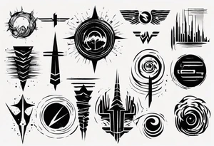 God, text, soundwave tattoo idea