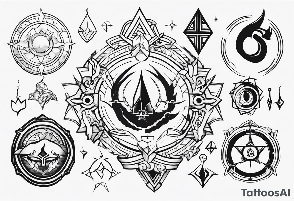 The arcane lega of legends tattoo idea