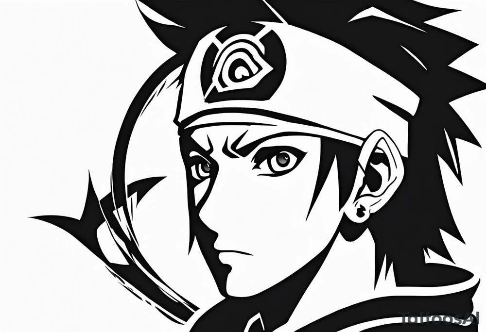 naruto shippuden tattoo idea