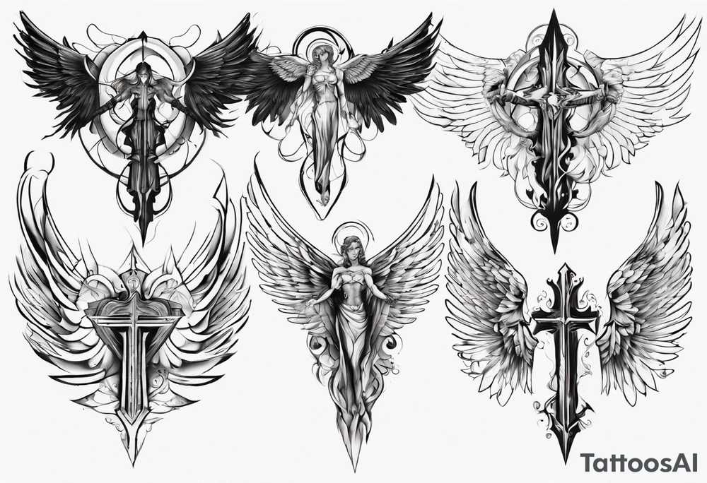 Archangel tattoo idea