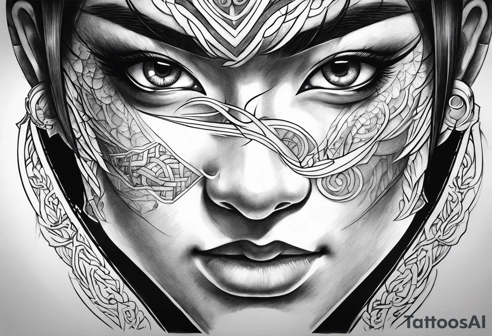Byakugan eyes tattoo idea