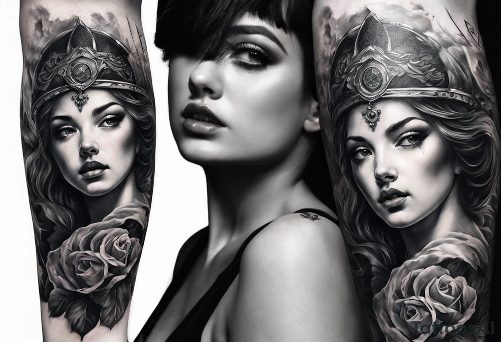 scary nemesis tattoo idea