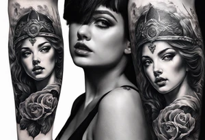 scary nemesis tattoo idea