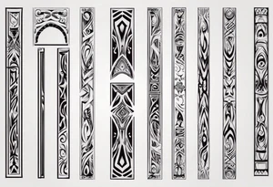 door frame tattoo idea