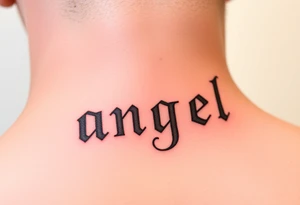angel tattoo idea