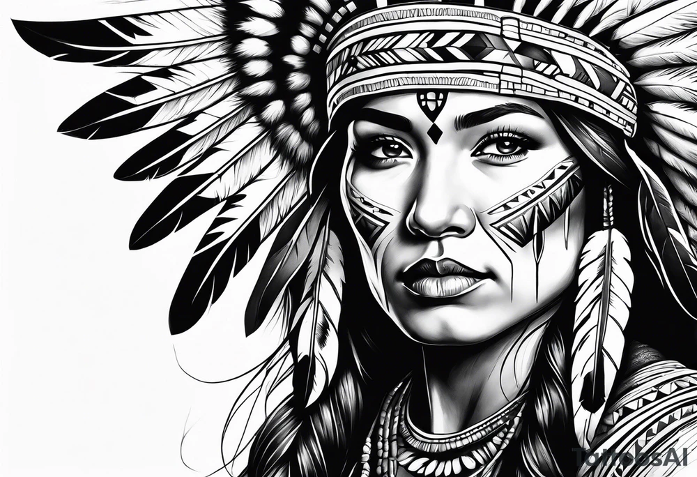 Native American tattoo idea