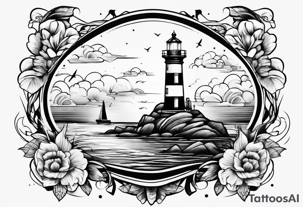Lighthouse tattoo idea