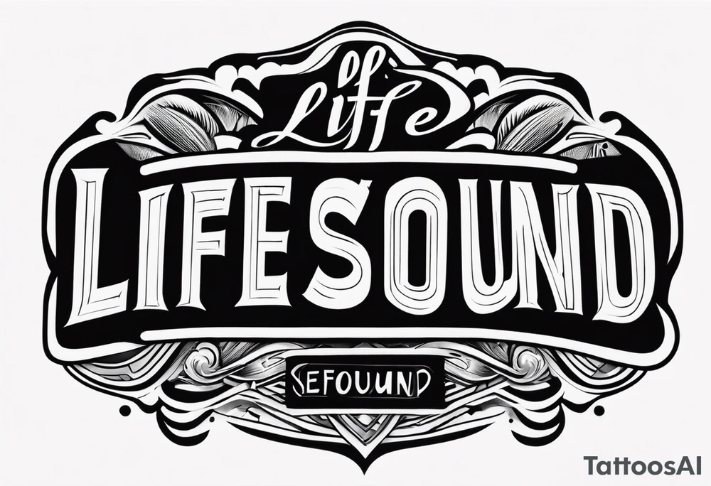 Lifesound, armband tattoo idea