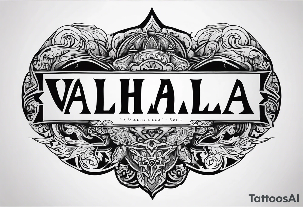 Valhalla tattoo idea
