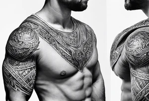 SHOULDER ARMOUR TATTOO tattoo idea