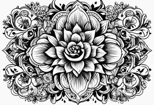de la soul flowers tattoo idea