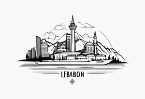 Lebanon inspired tattoo tattoo idea