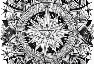 A star in the sky tattoo idea