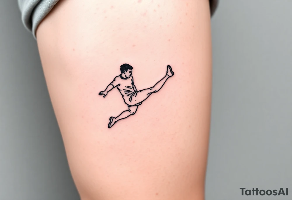 Eric Cantona's iconic kick. tattoo idea