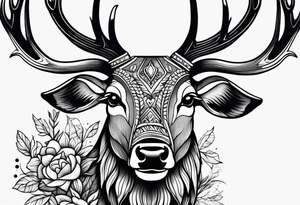 deer tattoo idea