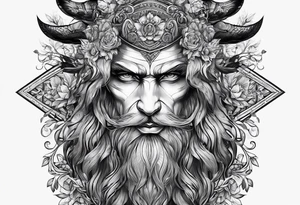 giant with a club tattoo idea