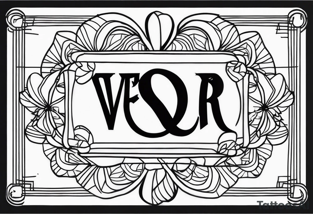 Two-Band Tattoo Design With my child names (Vedran and Srna) tattoo idea