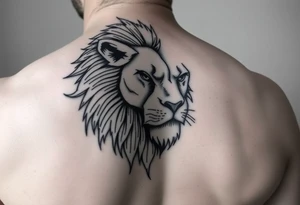 Leo who is hurt and trying to recover from addiction tattoo idea