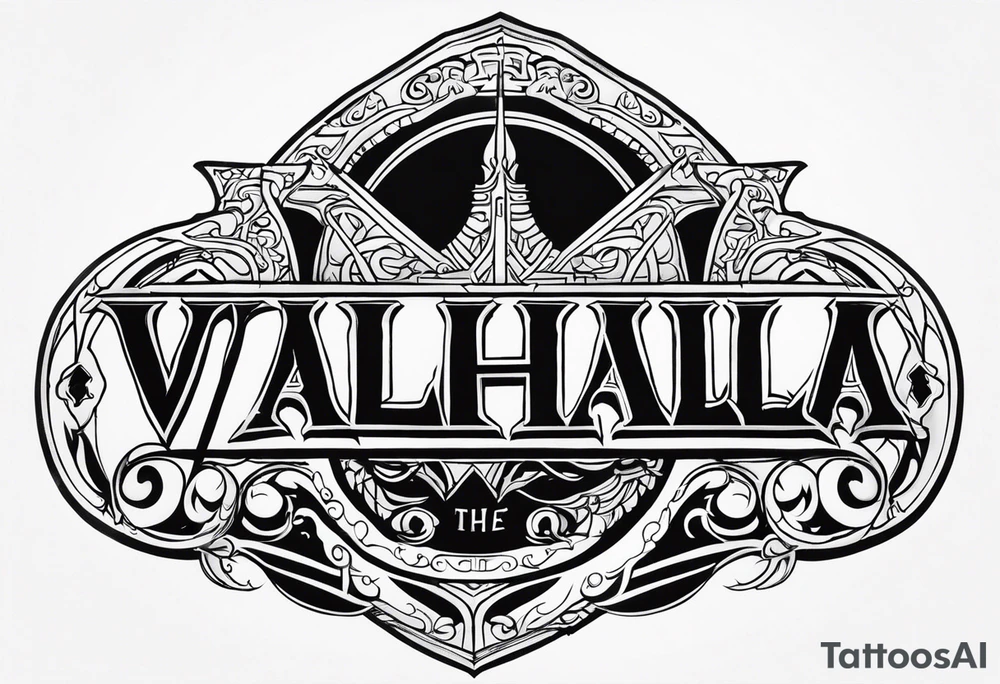 Valhalla tattoo idea