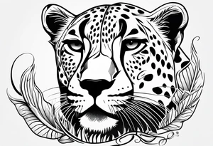 Cheetah print tattoo idea