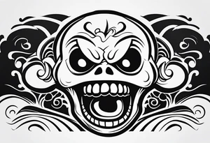 Scream tattoo stencil tattoo idea